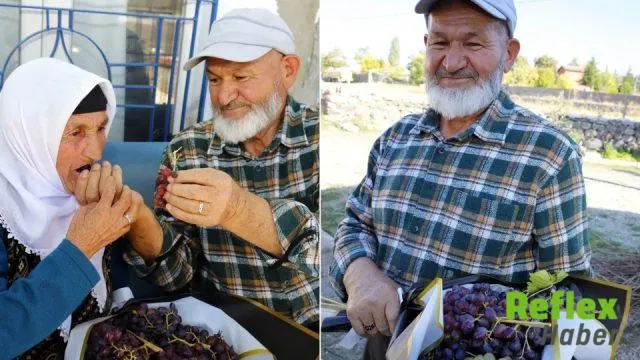 Aksaray’da 58 Yıllık Evliliğe Üzümlü Doğum Günü Geleneği