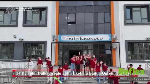 Kahramanmaraş’ta 24 Derslikli Yeni Okul Hizmete Açıldı