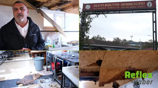 Sultangazi Pir Sultan Abdal Cemevi Yağış Sonrası Kullanılamaz Hale Geldi
