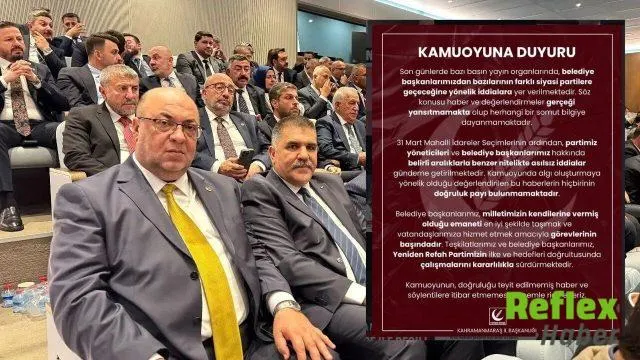 Kahramanmaraş’ta İ̇ki Belediye Başkanı Ak Parti’ye Katıldı