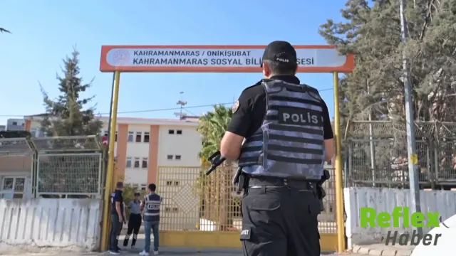Kahramanmaraş’ta Okul Çevrelerinde Güvenlik Denetimi